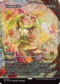 Winnowing (Showcase) (Fracture Foil) — Lorwyn Eclipsed