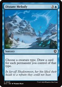 Distant Melody — Commander: Lorwyn Eclipsed