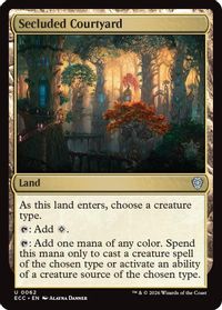 Secluded Courtyard — Commander: Lorwyn Eclipsed