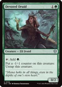 Devoted Druid — Commander: Lorwyn Eclipsed