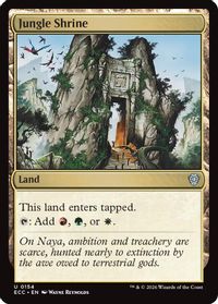 Jungle Shrine — Commander: Lorwyn Eclipsed