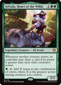 Selvala, Heart of the Wilds — Commander: Lorwyn Eclipsed