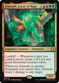 Omnath, Locus of Rage — Commander: Lorwyn Eclipsed