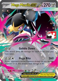 Mega Mawile ex - 094/132 — Prize Pack Series Cards