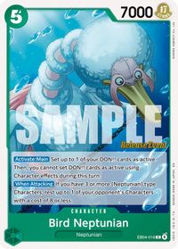 Bird Neptunian — The Azure Sea's Seven Release Event Cards