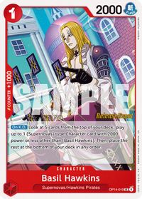 Basil Hawkins — The Azure Sea's Seven Release Event Cards