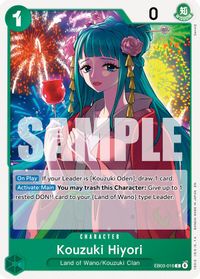 Kouzuki Hiyori — Extra Booster: One Piece Heroines Edition