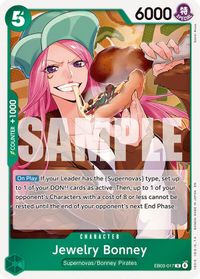 Jewelry Bonney — Extra Booster: One Piece Heroines Edition