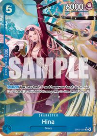 Hina (Alternate Art) — Extra Booster: One Piece Heroines Edition