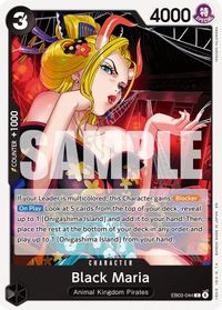 Black Maria — Extra Booster: One Piece Heroines Edition
