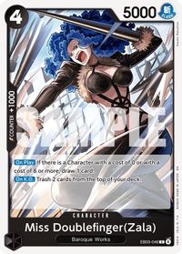 Miss Doublefinger(Zala) — Extra Booster: One Piece Heroines Edition