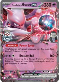 Team Rocket's Mewtwo ex — League & Championship Cards