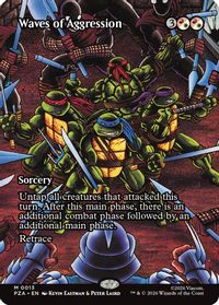 Waves of Aggression (Borderless) — Teenage Mutant Ninja Turtles Source Material