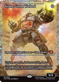 Krang, Utrom Warlord (Showcase) (Fracture Foil) — Teenage Mutant Ninja Turtles
