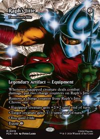 Raph's Jitte - Umezawa's Jitte (Borderless) — Teenage Mutant Ninja Turtles Source Material