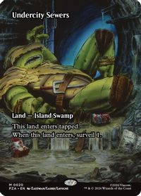 Undercity Sewers (Borderless) — Teenage Mutant Ninja Turtles Source Material