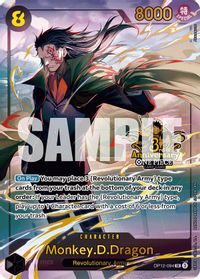 Monkey.D.Dragon (Japanese Version 3rd Anniversary Set) — One Piece Promotion Cards