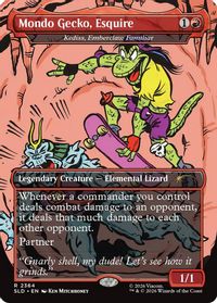 Mondo Gecko, Esquire - Kediss, Emberclaw Familiar — Secret Lair Drop Series