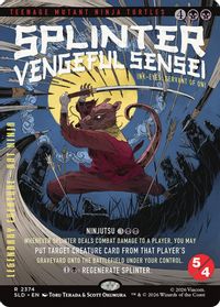Splinter, Vengeful Sensei - Ink-Eyes, Servant of Oni — Secret Lair Drop Series