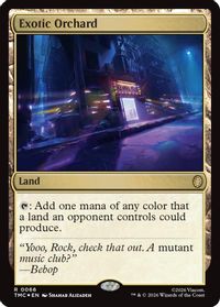 Exotic Orchard (Surge Foil) — Commander: Teenage Mutant Ninja Turtles