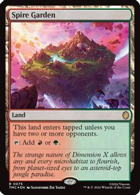 Spire Garden (Surge Foil) — Commander: Teenage Mutant Ninja Turtles