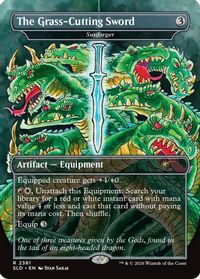 The Grass-Cutting Sword - Sunforger — Secret Lair Drop Series