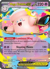 Mega Clefable ex - 031/088 — ME03: Perfect Order