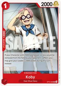 Koby (OP15-009) — Adventure on Kami's Island