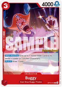 Buggy — Adventure on Kami's Island Release Event Cards