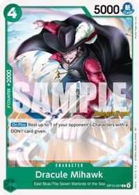 Dracule Mihawk — Adventure on Kami's Island Release Event Cards