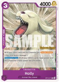 Holly — Adventure on Kami's Island Release Event Cards
