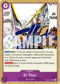El Thor — Adventure on Kami's Island Release Event Cards