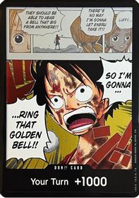 DON!! Card (Luffy) — Adventure on Kami's Island