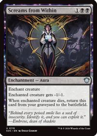 Screams from Within — Commander: Secrets of Strixhaven