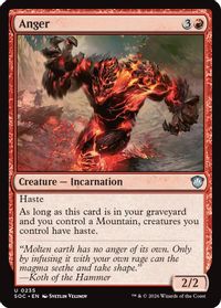 Anger — Commander: Secrets of Strixhaven
