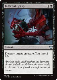 Infernal Grasp — Commander: Secrets of Strixhaven