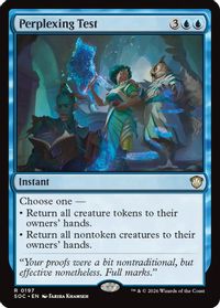 Perplexing Test — Commander: Secrets of Strixhaven