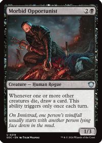 Morbid Opportunist — Commander: Secrets of Strixhaven