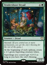Tendershoot Dryad — Commander: Secrets of Strixhaven