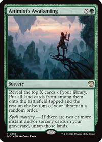 Animist's Awakening — Commander: Secrets of Strixhaven