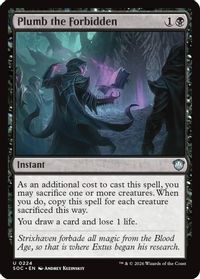 Plumb the Forbidden — Commander: Secrets of Strixhaven