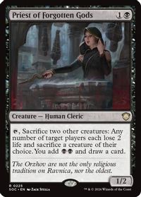 Priest of Forgotten Gods — Commander: Secrets of Strixhaven