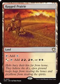 Rugged Prairie — Commander: Secrets of Strixhaven
