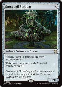 Stonecoil Serpent — Commander: Secrets of Strixhaven