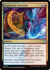 Expressive Iteration — Commander: Secrets of Strixhaven
