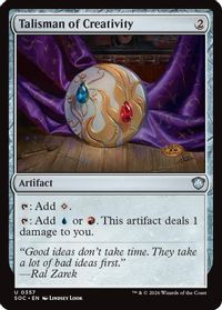 Talisman of Creativity — Commander: Secrets of Strixhaven