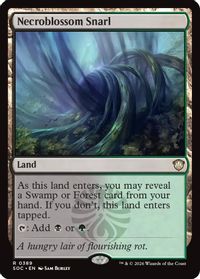 Necroblossom Snarl — Commander: Secrets of Strixhaven