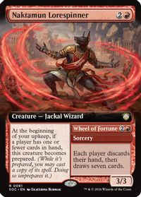 Naktamun Lorespinner (Extended Art) — Commander: Secrets of Strixhaven