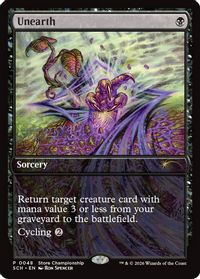 Unearth — Game Day & Store Championship Promos