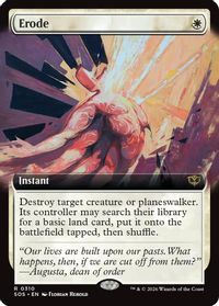 Erode (Extended Art) — Secrets of Strixhaven